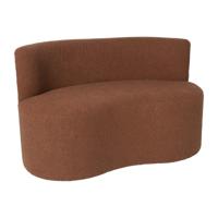 Teddy loveseat - bruin - 71x120x71 cm - thumbnail