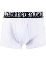 Philipp Plein boxer à bande logo TM - Blanc