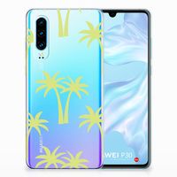 Huawei P30 TPU Case Palmtrees - thumbnail