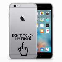 Apple iPhone 6 | 6s Silicone-hoesje Finger Don't Touch My Phone