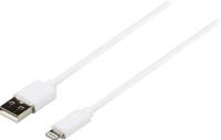 Nedis Oplaadkabel Apple lightning 8-pins naar USB 3m wit