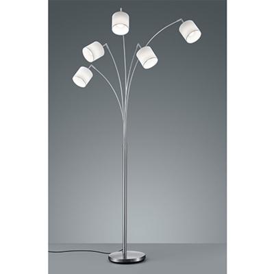 Reality Vloerlamp Tommy - Metaal - Nikkel Mat