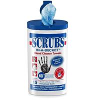 ITW Scrubs-reinigingsdoekjes, 15 stuks, Scrubs-in-a-emmer