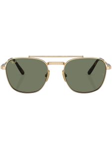 Ray-Ban lunettes de soleil Frank II Titanium à monture pilote - Or