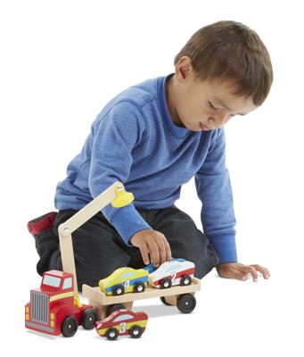 Melissa & Doug Houten Vrachtwagen - Magnetisch