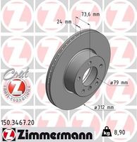 Remschijf Coat Z 150346720