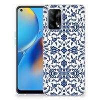 OPPO A74 4G TPU Case Flower Blue