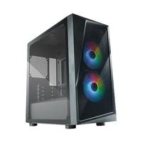 Cooler Master CMP 320 pc-behuizing - Mini-tower-chassis met 2 x 120 mm ARGB-ventilatoren, micro-ATX, zijpaneel van gehard glas, veelzijdige koeling en ondersteuning van componenten