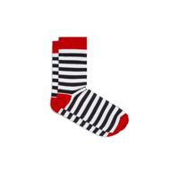 Bellona - heren sokken print - wit - Happy Socks