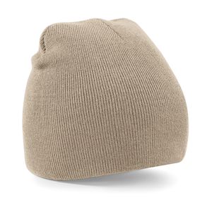 Pull-on beanie wintermuts in het beige