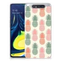 Samsung Galaxy A80 Siliconen Case Ananas - thumbnail