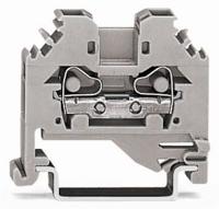 WAGO 281-101 Doorgangsklem 6 mm Spanveer Toewijzing: L Grijs 100 stuk(s)