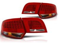 Tuning-Tec Achterlichten voor Audi A3 8P 04-08 SPORTBACK ROOD HELDER LED
