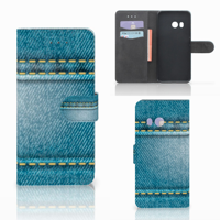 HTC U11 Wallet Case met Pasjes Jeans