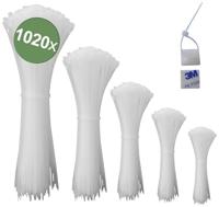 Quadrios 23CA240 23CA240 Kabelbinder Wit UV-stabiel 1020 stuk(s)