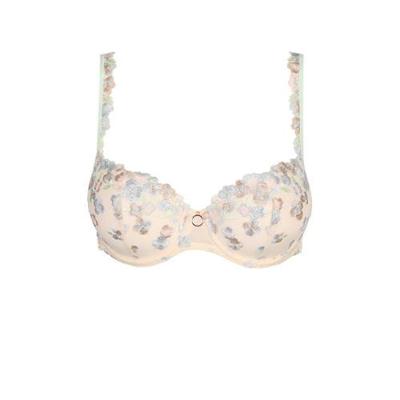 Marie Jo voorgevormde beugelbh Nathy met geborduurde bloemen ecru