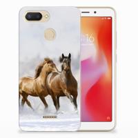 Xiaomi Redmi 6 TPU Hoesje Paarden