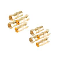 Shiverpeaks BS15-301114 F-Coax-adapterset Verguld Aansluitingen: F-stekker, F-bus, Coax-bus IEC, Coax-stekker IEC 1 set(s)