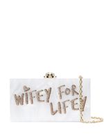 Sophia Webster pochette Cleo Wifey - Blanc