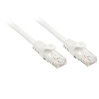 LINDY 48200 RJ45 Netwerkkabel, patchkabel CAT 6 U/UTP 0.30 m Wit Snagless 1 stuk(s)