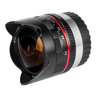 Samyang 8mm f/2.8 UMC fisheye II Canon EF-M-mount objectief Zwart - thumbnail