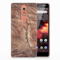 Nokia 5.1 (2018) Bumper Hoesje Tree Trunk