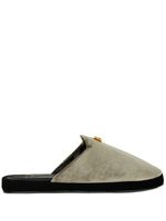 Giuseppe Zanotti chausson Domitille en velours - Gris - thumbnail