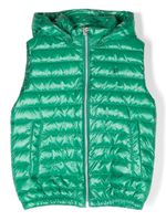 Herno Kids gilet à plaque logo - Vert - thumbnail