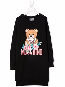 Moschino Kids robe-pull à imprimé graphique - Noir