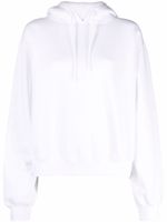 Alexander Wang hoodie à lien de resserrage - Blanc