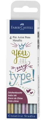 Tekenstift faber castell pitt artist metallic ass Tekenstift faber castell pitt artist metallic ass