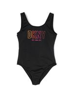 Dkny Kids maillot de bain à logo imprimé - Noir - thumbnail