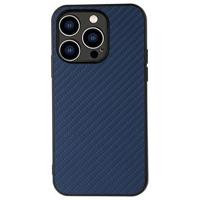 iPhone 14 Pro Hybrid Case - Koolstofvezel - Blauw - thumbnail