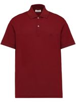 Alexander McQueen polo à logo Seal brodé - Rouge