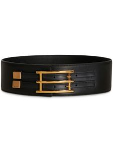 ETRO ceinture en cuir à boucle rectangulaire - Noir