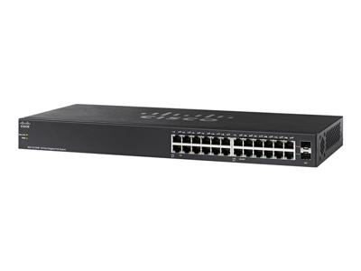 Cisco SG110-24HP Unmanaged L2 Gigabit Ethernet (10/100/1000) Zwart Power over Ethernet (PoE)