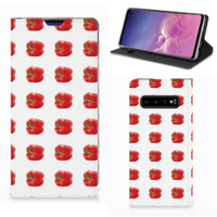 Samsung Galaxy S10 Flip Style Cover Paprika Red - thumbnail