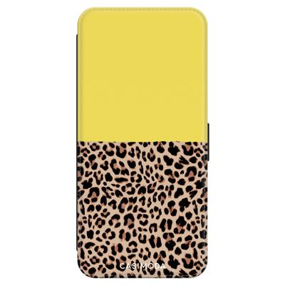 Samsung Galaxy A50/A30s flipcase - Luipaard geel