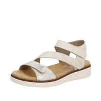 Remonte D2050 damessandalen, wit-goud/schelp/porselein, maat 61, 37 EU, Wit goud schelp porselein 61, 37 EU