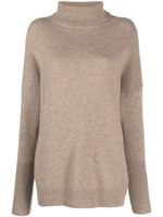 Chinti & Parker The Relaxed roll-neck cashmere jumper - Tons neutres - thumbnail