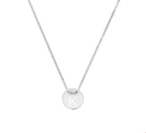 TFT Zilveren Ketting Letter K 1,3 mm x 41+4 cm