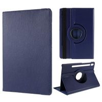 Samsung Galaxy Tab S8 360 Rotary Folio Case - Donkerblauw - thumbnail