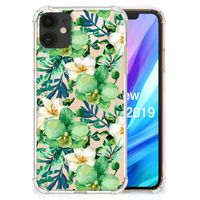 Apple iPhone 11 Case Orchidee Groen