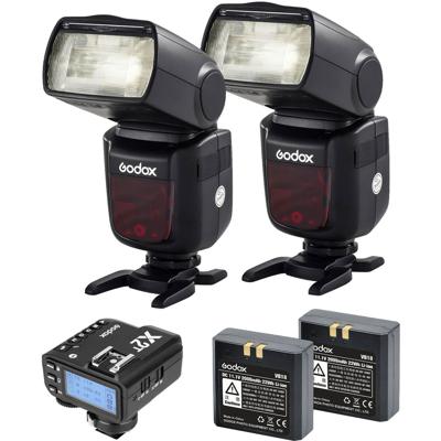 Godox Speedlite V860II Canon Duo X2 Trigger Kit Godox Speedlite V860II Canon Duo X2 Trigger Kit