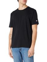 Champion Legacy Icons Tonal Logo C-logo S/S Crewneck T-shirt, zwart, L heren SS24, Zwart, L