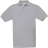 SALE! B&C BC0099 Safran TT Polo - Grijs - Maat M - thumbnail