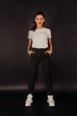 Geisha Meisjes t-shirt 'sisters' - Gebroken wit