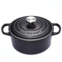 LE CREUSET - Signature - Braadpan rond 20cm 2,40l Mat Zwart - thumbnail