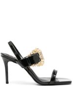 Versace Jeans Couture Emily 95mm slingback sandals - Noir