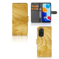 Xiaomi Redmi Note 11/11S Book Style Case Licht Hout